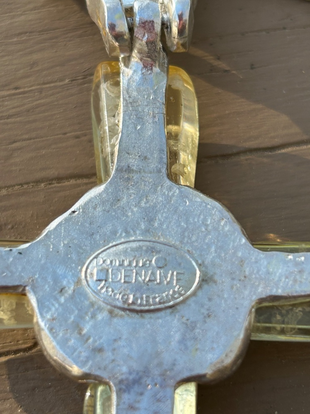 Denaive 4 inch resin cross pendant - Picture 3 of 11
